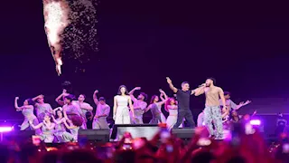 بالصور| آسر ياسين وتارا عماد ومايان السيد.. أبطال "وتر واحد" يدعمون ويجز في العلمين الجديدة