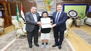 بالصور- محافظ المنوفية يكرم أبطال ذوي الهمم المتفوقين رياضيًا