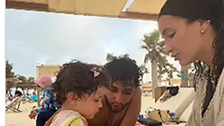شام الذهبي تستمتع بالأجواء الصيفية مع شقيقها وابنتها (فيديو)