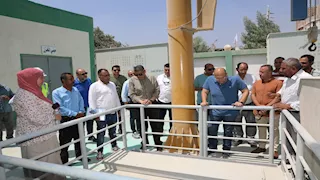 بدء التشغيل التجريبي لمحطتَي صرف صحي جديدتَين بأطفيح في الجيزة   