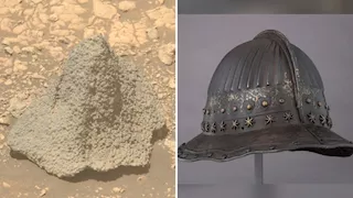 صخرة على شكل "خوذة" تكشف أسرارا جديدة عن سطح المريخ "صور"