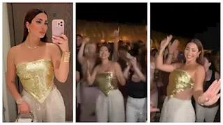 فيديو وصور- رقص نسرين طافش في الساحل من أحدث ظهور