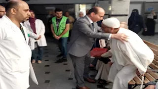 وكيل صحة الدقهلية يتفقد مستشفى العيون ويتابع امتحانات القبول بمدارس التمريض