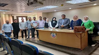 صحة الدقهلية تكرم صيادلة وحدات الكلى -صور