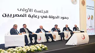 وزير الخارجية يشارك في الجلسة الأولى لمؤتمر المصريين في الخارج (صور)