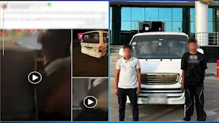 فيديو صادم | سائق ميكروباص يتعاطى الحشيش أثناء القيادة.. وتدخل عاجل من الداخلية