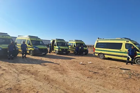 هيئة الإسعاف: نسخر كل إمكانياتنا في مساندة ضحايا حادث مطروح 