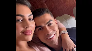 ظهور خاص لكريستيانو رونالدو وجورجينا بخاتم الخطوبة