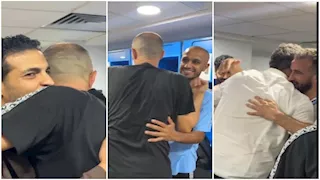 8 صور وفيديو لكواليس الاحتفالات في غرف ملابس بيراميدز بالفوز على الأهلي