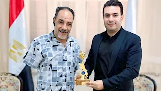 رياضة دمياط تُكرم أسطورة التنس البارالمبي إبراهيم حمدتو 