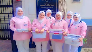 فرق طبية في مقار التصويت بالإسماعيلية لتأمين الناخبين صحيًا (صور)