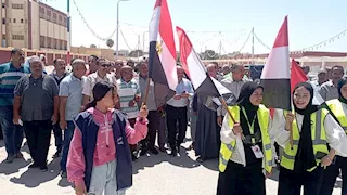 مسيرات للعاملين بتعليم جنوب سيناء دعمًا لانتخابات الشيوخ (صور)