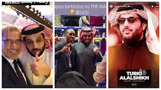 النجوم وأبطال الملاكمة يهنئون تركي آل الشيخ بعيد ميلاده