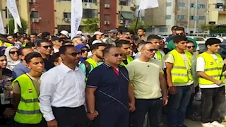 مسيرة حاشدة لحث المواطنين على الإدلاء بأصواتهم بالانتخابات في بورسعيد - فيديو وصور 