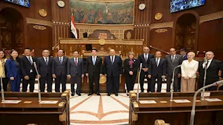 صور- رئيس مجلس الشيوخ يستقبل رئيس جمهورية فيتنام الاشتراكي