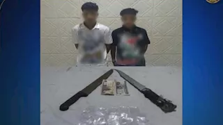 بـ"الساطور وعلى الملأ".. شقيقان يروّجان المخدرات ويهددان مواطنًا بالقاهرة| فيديو