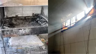 ‬السيطرة على حريق في مدخنة مطعم برجر أمام قسم أول شبرا الخيمة (صور)