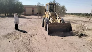 إزالة تعديات على 80 فدانًا بالوادي الجديد (صور)