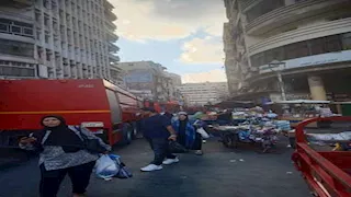 السيطرة على حريق منزل مهجور في حارة اليهود بالإسكندرية (صور)