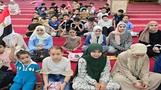 أوقاف الدقهلية تعلم الصغار فضل العلم ومكانة العلماء بمسجد الشهداء (صور)