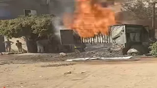السيطرة على حريق اندلع في محول كهرباء بالشرقية -صور