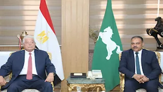 بالصور- محافظ الشرقية يستقبل مستشار رئيس الجمهورية للتنمية المحلية