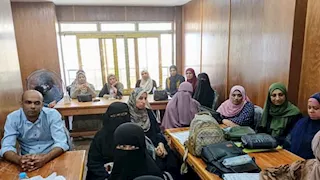 موفد مشيخة الأزهر ورئيس منطقة الإسماعيلية يتابعان برامج التدريب وتنمية مهارات شيوخ المعاهد