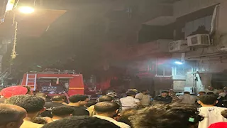 حريق داخل مطعم بمجمع كافيهات شيراتون دون إصابات