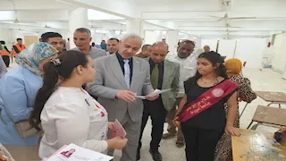 جامعة أسيوط تواصل الكشف الطبي للطلاب الجدد استعدادًا للعام الجامعي الجديد - صور 