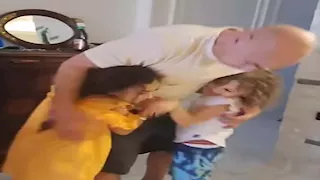 8 صور ترصد استقبال زوجه وأبناء حسام حسن له بعد مباراة بوركينا فاسو