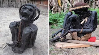 اكتشاف مومياوات بشرية مجففة بالدخان على نار هادئة (صور)