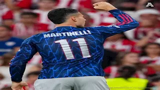 فيديو هدف جابرييل مارتينيلي لأرسنال في مرمي أتلتيك بلباو