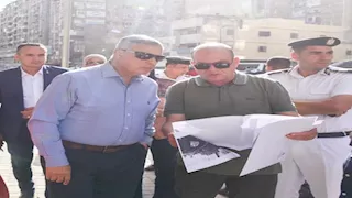 عطرية وطاردة للحشرات.. 900 شجيرة و20 ألف غطاء نباتي في مشروع توسعة طريق الحرية بالإسكندرية (صور)