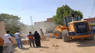 إزالة 9 حالات تعدٍ بفايد ضمن الموجة 27 بالإسماعيلية (صور)