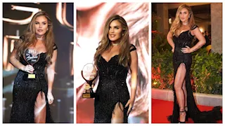 فستان أسود مزين بالريش.. نيكول سابا تتألق في حفل ديرجيست وتوجه رسالة