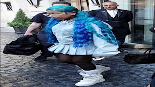 أثارت الجدل بإطلالة غريبة.. 15 صورة ومعلومات عن ابنة كيم كارداشيان