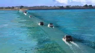 قصة "الطريق العجيب" في فرنسا.. يختفي تحت الماء مرتين يوميا