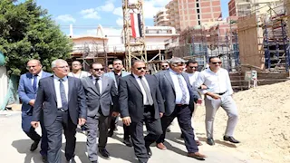 محافظ الشرقية ورئيس جامعة الزقازيق يتفقدان أعمال إنشاء مستشفى السلام