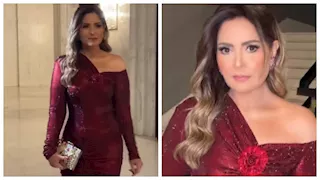 صابرين تخطف الأنظار بفستان أنيق وجذاب في حفل "دير جيست" (فيديو وصور)