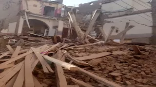 انهيار عقار قديم في شبرا دون إصابات