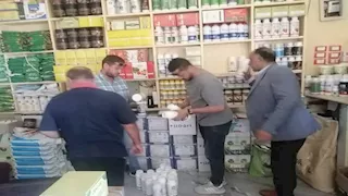 تموين الشرقية تشن حملات مُكبرة لضبط الأسواق بالحسينية في الشرقية - صور