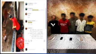 فيديو مثير| 5 شباب يرشقون المارة بأكياس مياه.. والأمن يتدخل