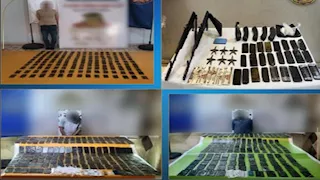 مصرع عنصرين شديدي الخطورة وضبط نصف طن مخدرات خلال مداهمات للبؤر الإجرامية