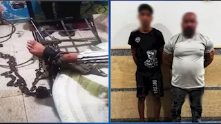 فيديو صادم | أب يربط ابنه بجنزير حديدي.. والداخلية تكشف التفاصيل