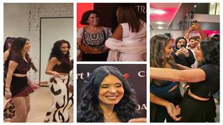 23 صورة للنجمات يدعمن دينا في حفل افتتاح أكاديمية تعليم الرقص الشرقي