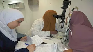 بالصور- قافلة مجانية تخدم 1739 مواطنًا في الشرقية