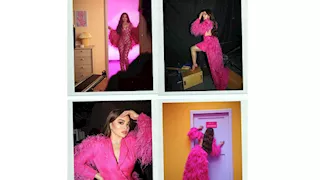 فستان قصير وجامبسوت شفاف.. هيفاء وهبي بإطلالات جريئة