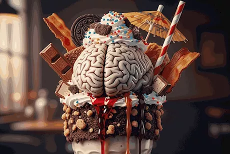 ماذا يحدث للمخ عند تناول الميلك شيك؟