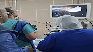 استئصال ورم بالقنوات المرارية دون جراحة في مستشفى أحمد ماهر التعليمي