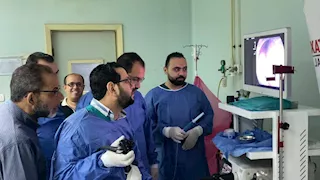 نجاح أول عملية منظار فراغ ثالث لعلاج تعذر ارتخاء المريء بالمنوفية (صور)